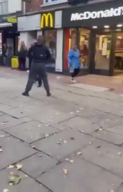 To beat up an old man