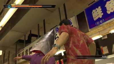 People say Yakuza 3 has the worst combat in the series. I respond with: “Fish head.”