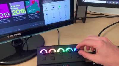 Finally finished my pc sound mixer!