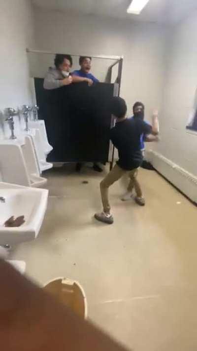 A fight at friends school