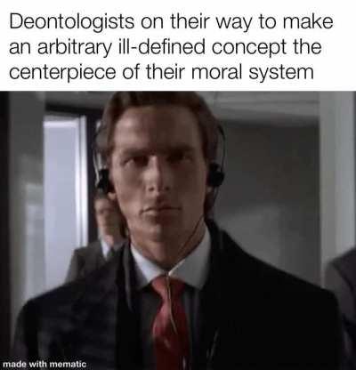 The moral thing to do is always to eat applesauce