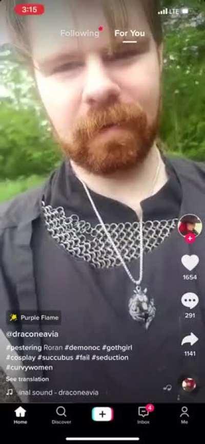 The roleplayers will love this: Succubus seduces knight for 1 minute