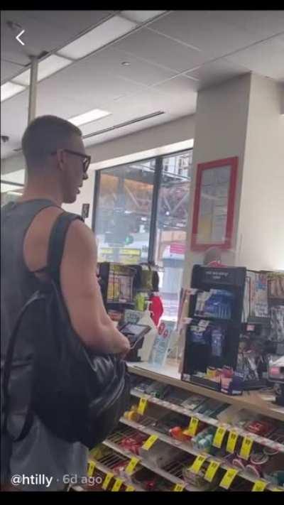 Angry CVS customer refuses to wear a mask, says he’s vaccinated, and threatens to get employee fired.