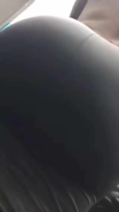 Dark brown round mound