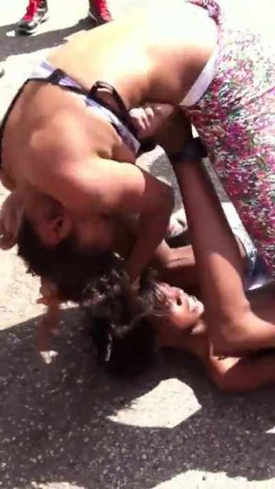 Both tops ripped off