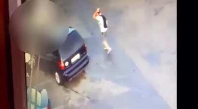 15 year old hits a mom and her kid and then runs off