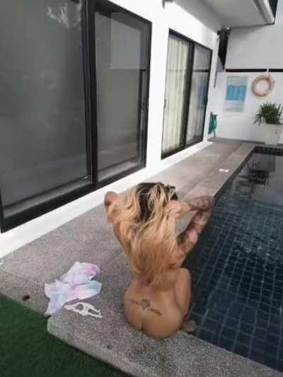 Care to join me for a swim?