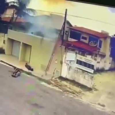 All he wanted was for him to pass the cable.