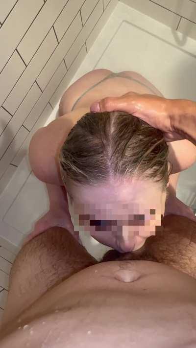 I love sucking cock so much I try to eat it all