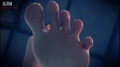 Tifa after workout ( AllFs3D )[ final fantasy ]