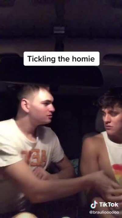 Bro you’re ticklish?