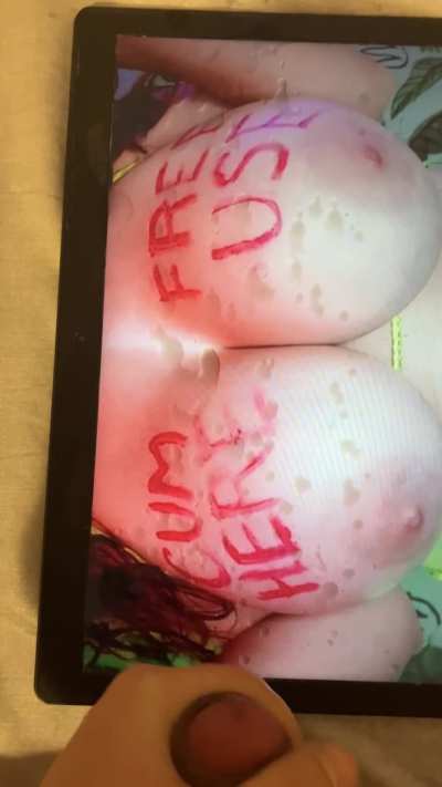 Tribute for those big bimbo tits