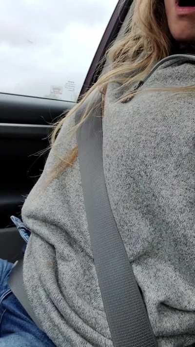 What else is a girl supposed to do while she waits in line at the coffee shop? 💋