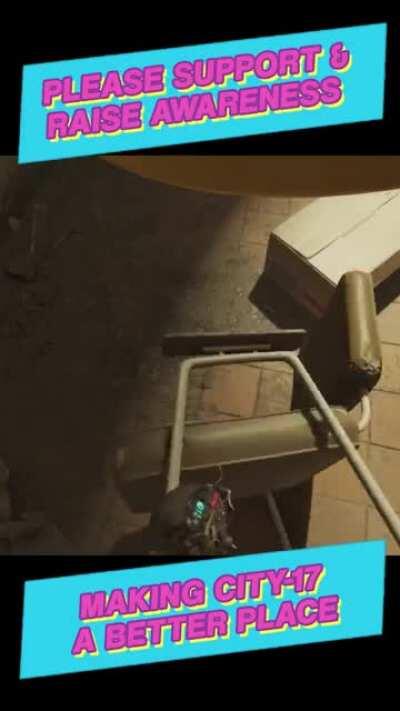 I really like Half Life Alyx, but the level design is a complete mess. I spent the last six months cleaning all rooms - isolated in this cold VR world. My wife said I am stupid. Please like, follow and share to raise awareness and prove her wrong. Thanks,