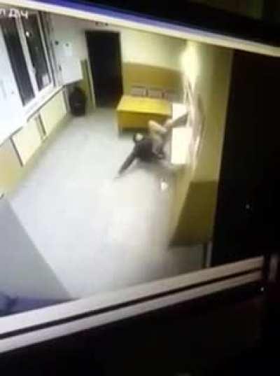 Escaping police station