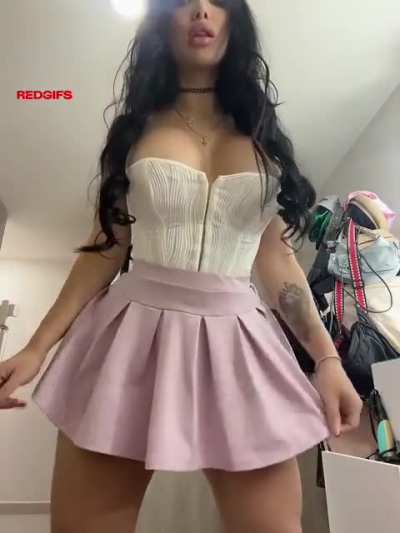 Wanna taste my girlcock or feel it stretch your hole first?