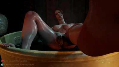 triss bath Wip 2 (the rope dude) [the witcher]