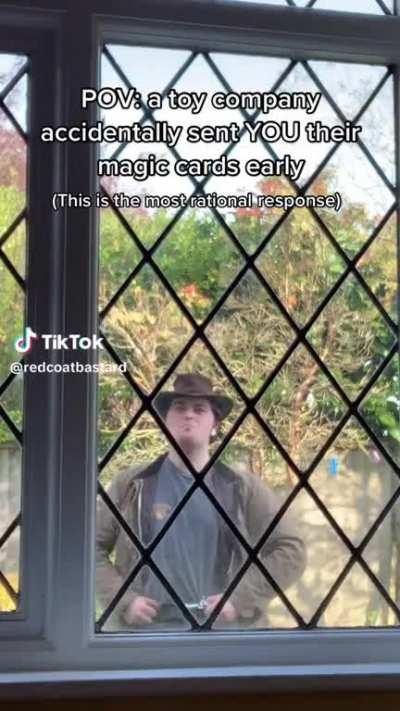 This lovely re enactment by @redcoatbastard on Tik Tok. Always pirate from Wizards of the Coast.