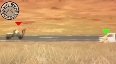 BRAF troops attempt to attack desert worms