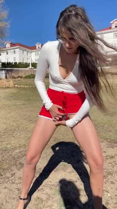 I squirted outside “The Shining” hotel, join my pages today for a free BDSM video with code “slut” (links to my paid pages in comments)