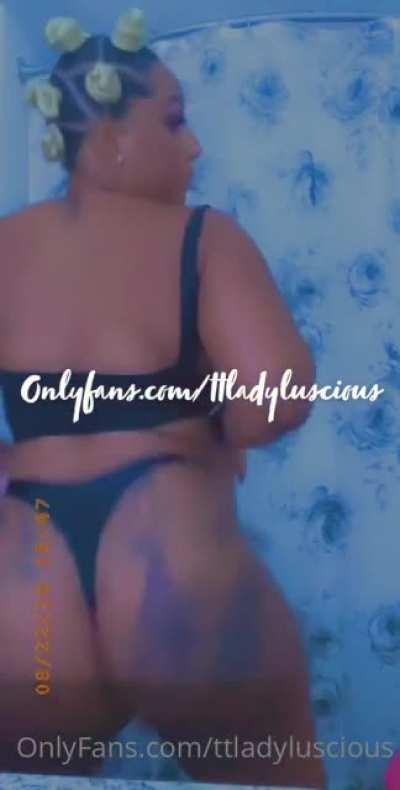 I’m done she titled this “Touching on myself”