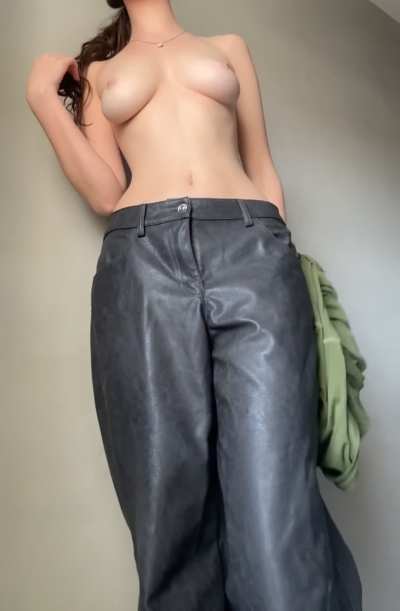 Outfit I wore today to paint a fence on vs off