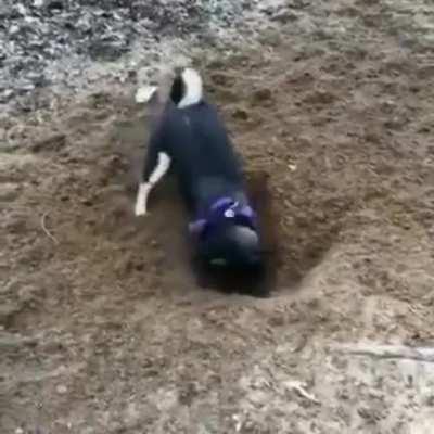 digging is hard and frustrating