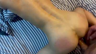 I love jerking off inside her loose pussy