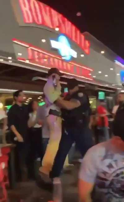 Absolute unit of a police officer