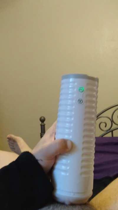 Pumping my Lovense Max 2 full then watching it leak out... wish it was you?