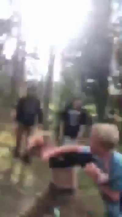 Just some dudes settling some bad air between each other