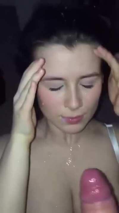 When you lose a bet with your friend and have to get a surprise facial