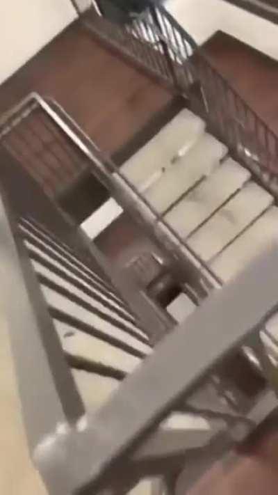 Stairs are not a slide.