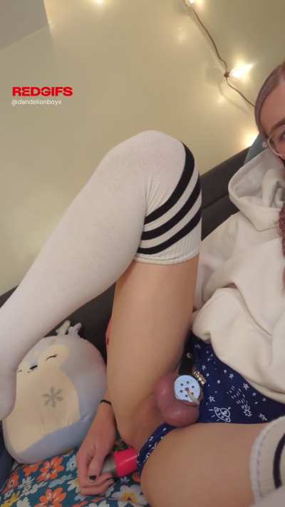 Guess I only cum like a girl now 💗