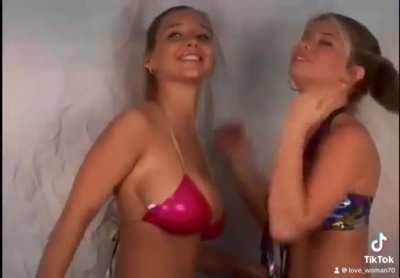 Haley Stunned by Christina's Boobs 