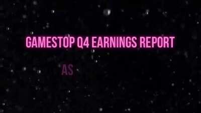 GME Q4 Earnings Analysis by an Autist.