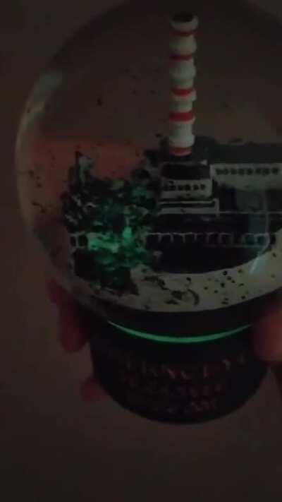Turn on🔊.Chernobyl nuclear snowglobe. By ©gorbushkasnowglobes
