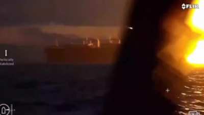 Ukrainian Sea Baby naval drones struck 2 russian sanctioned tankers, VIRAT and Kairo in the Black sea