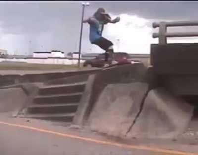 WCGW skating on an exit ramp