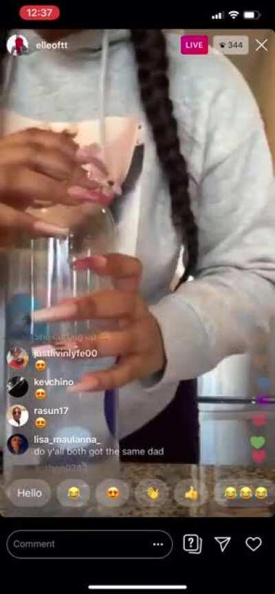 Lady L IG Live Twerk