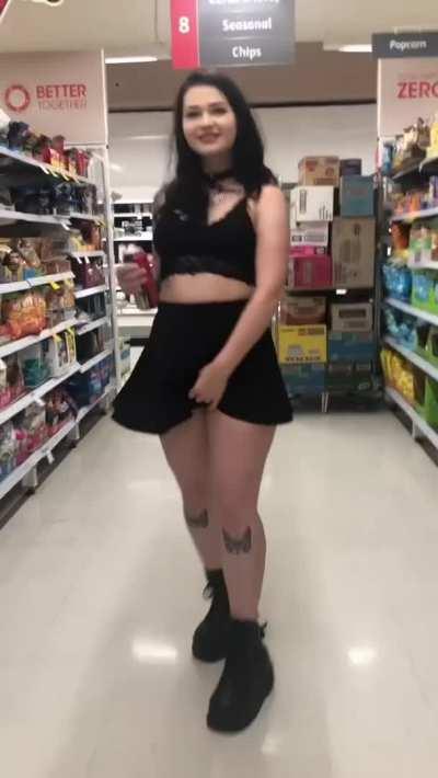 Just grabbing a drink and showing off [f]