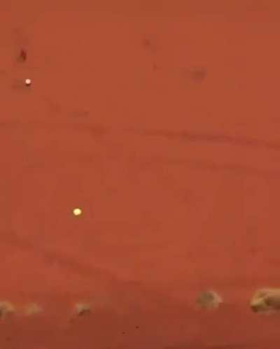 Catching a ball from 300 meters