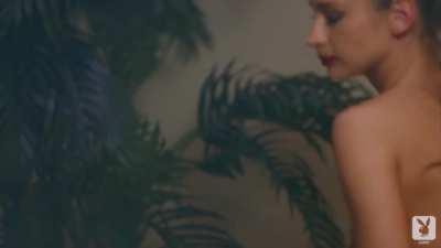 Red panties and a great body