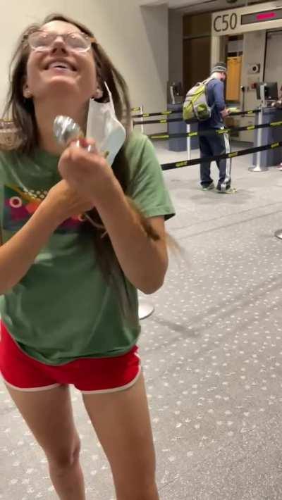 I wonder how many butt plugs security sees a day [GIF]