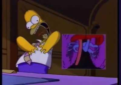 Homer loses determination