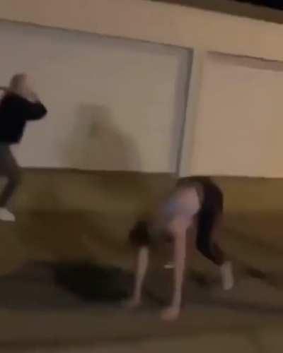 This girl must be made of steel