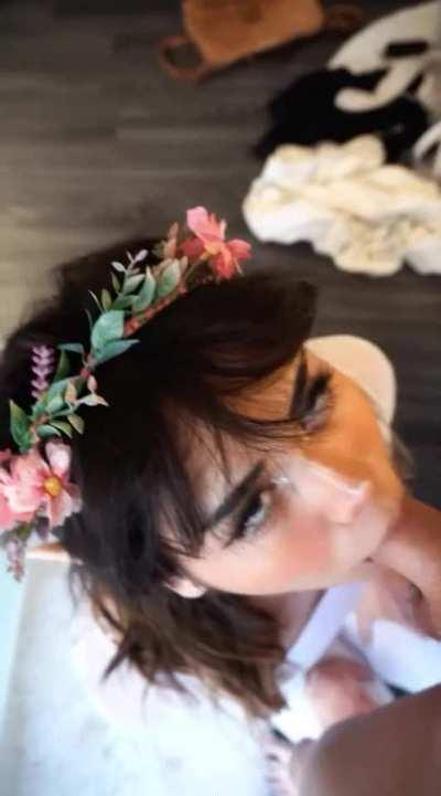 His mom thought we were studying