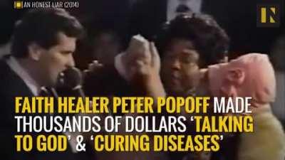 The story of James Randi, he disproved more than 2,000 fake 