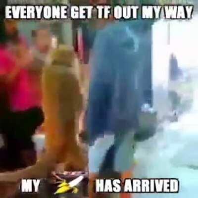 get outta my way bitch