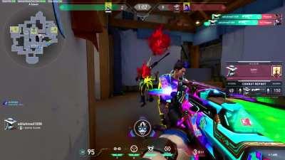 When you're plat and your iron(1) friend aces in unrated.